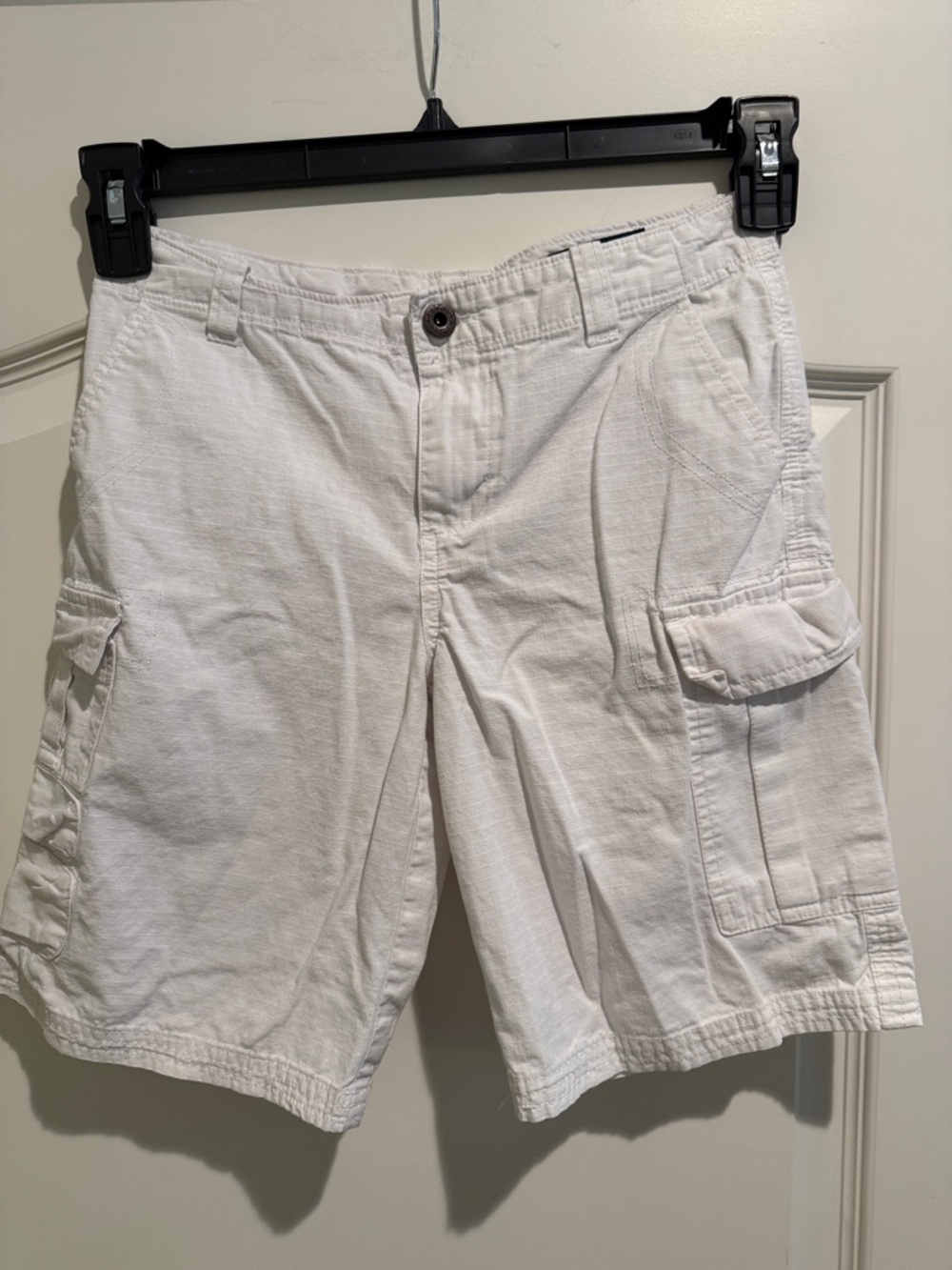 Vintage Poli Ralph Lauren boys white cargo shorts size 10
